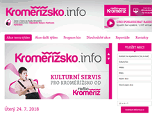 Tablet Screenshot of kromerizsko.info