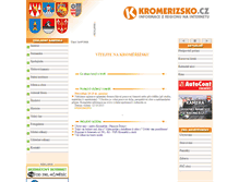 Tablet Screenshot of kromerizsko.cz